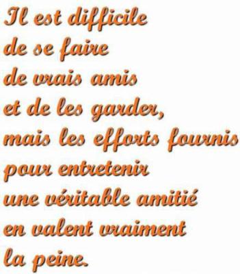 amitié: